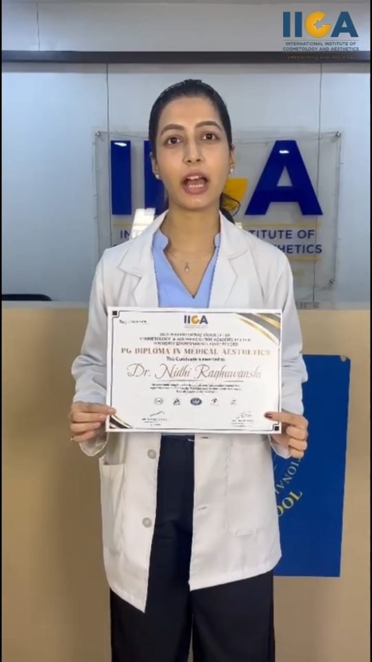Dr. Nidhi, IICA clinical cosmetology graduate